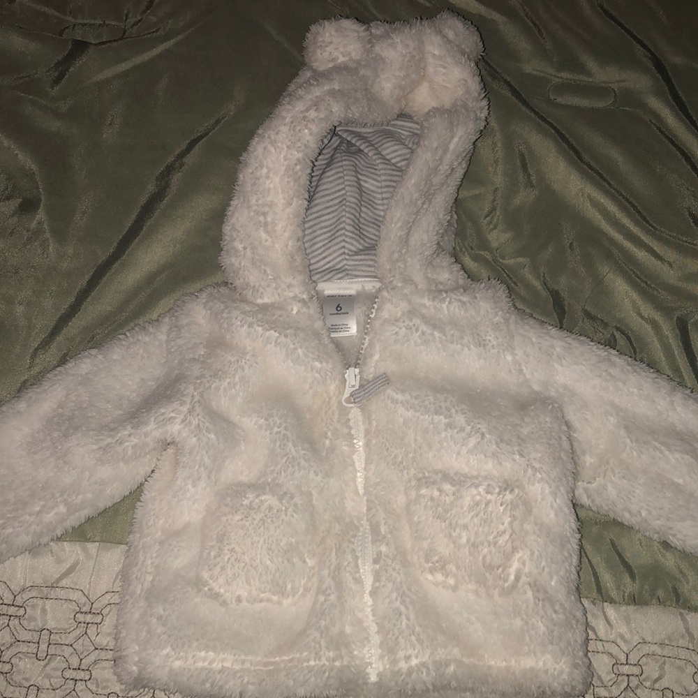 Fluffy hoodie jacket